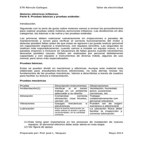 Motores eléctricos guia 6 pruebas