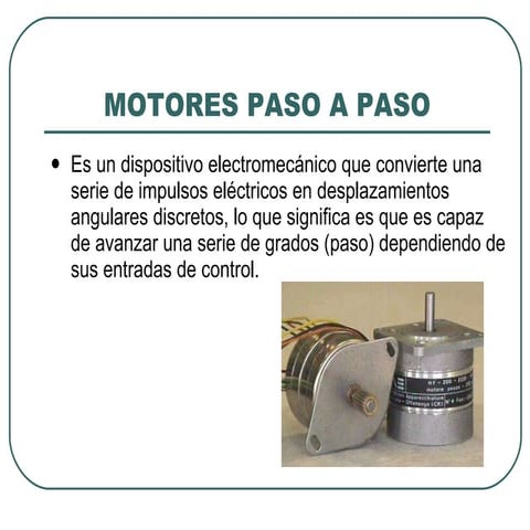 Motores paso a paso