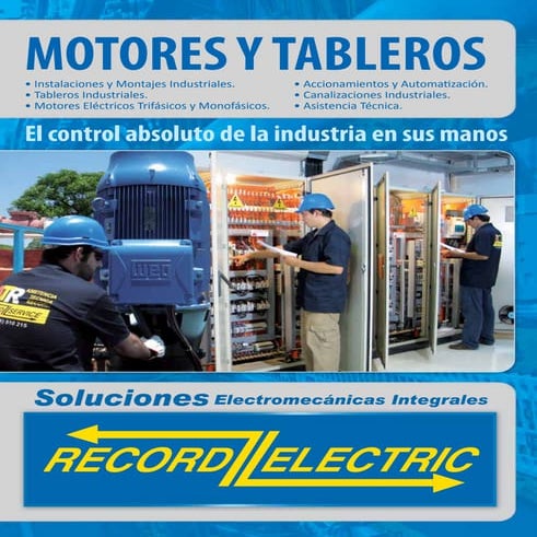 Motores y tableros