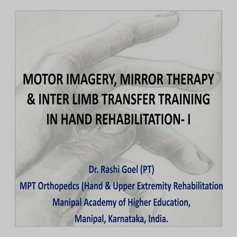 Motor Imagery by Dr. Rashi Goel (PT)