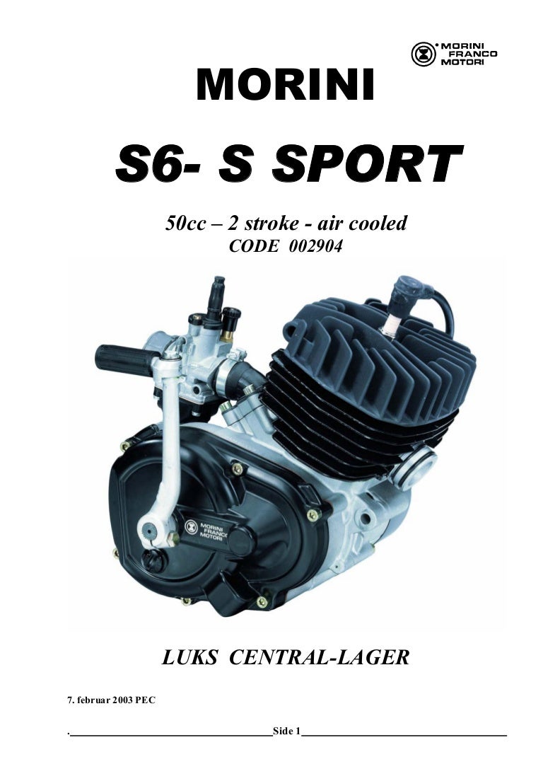 Manual de taller Motorini S9 -S Sport