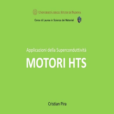 Motori superconduttivi 1