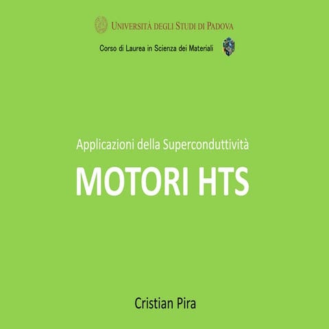 Motori superconduttivi 2