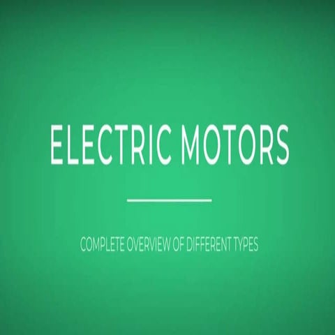 MOTOR  name plate and motor types  ppt.pptx