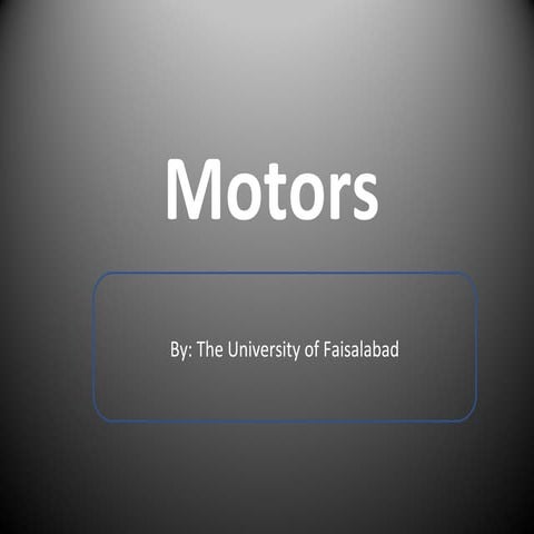 Motors