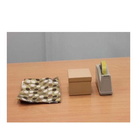 Wrapping a gift - work skill