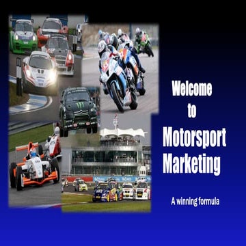 Motorsports for More Than Just Entertainment | PDF