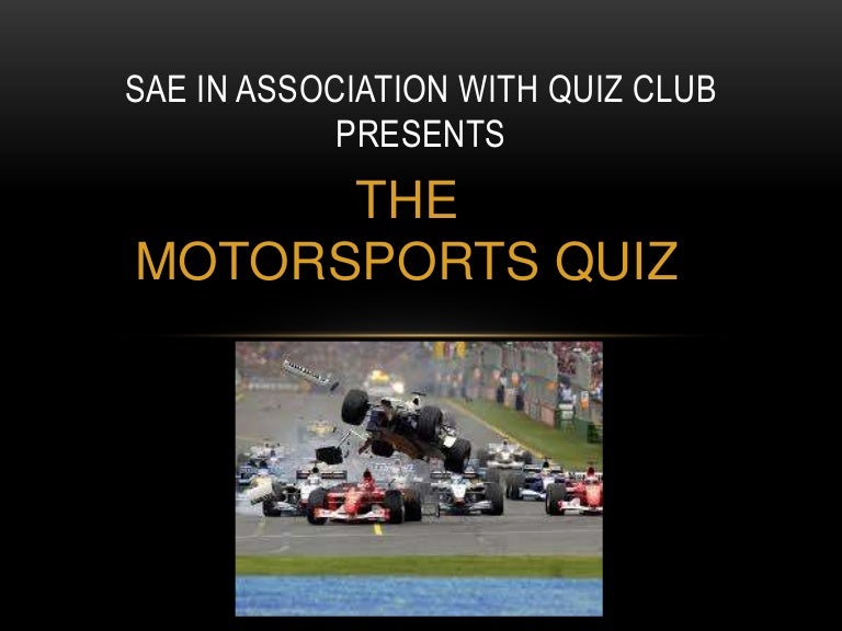 Motorsports quiz