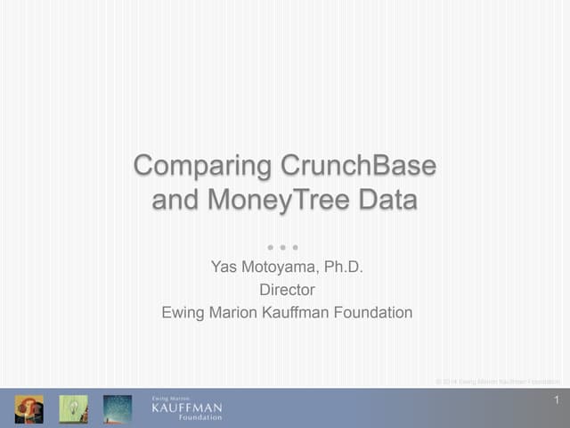 Comparing CrunchBase and MoneyTree Data