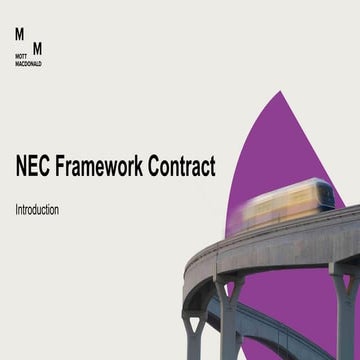 NEC Framework Contract webinar