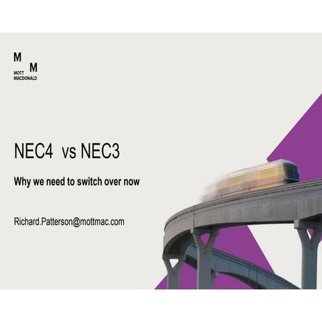 NEC3 to NE4 webinar