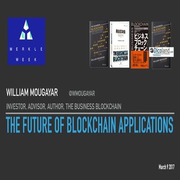 The Future of Blockchain Applications