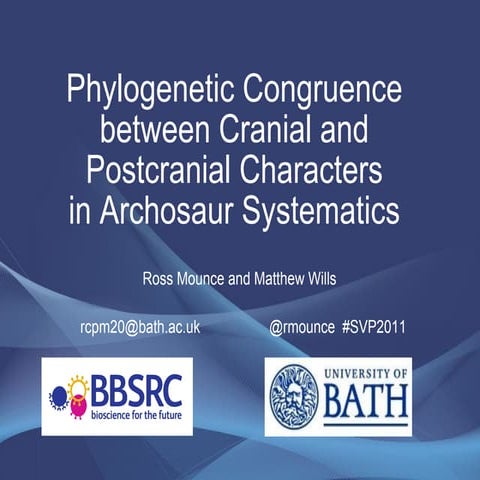 Phylogenetic Congruence between Cranial and Postcranial Characters in Archosa...