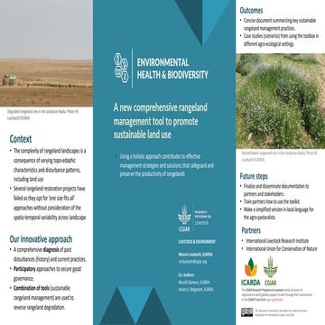 A new comprehensive rangeland management tool to promote sustainable land use