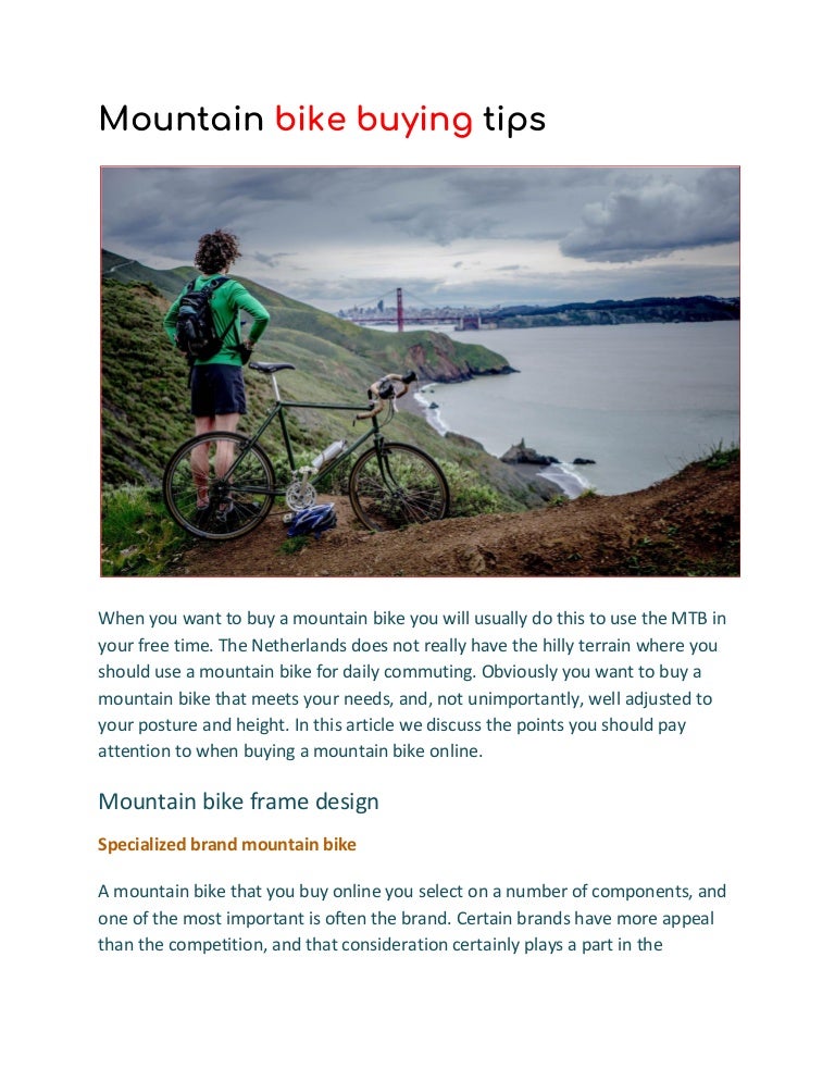 buying a bike online