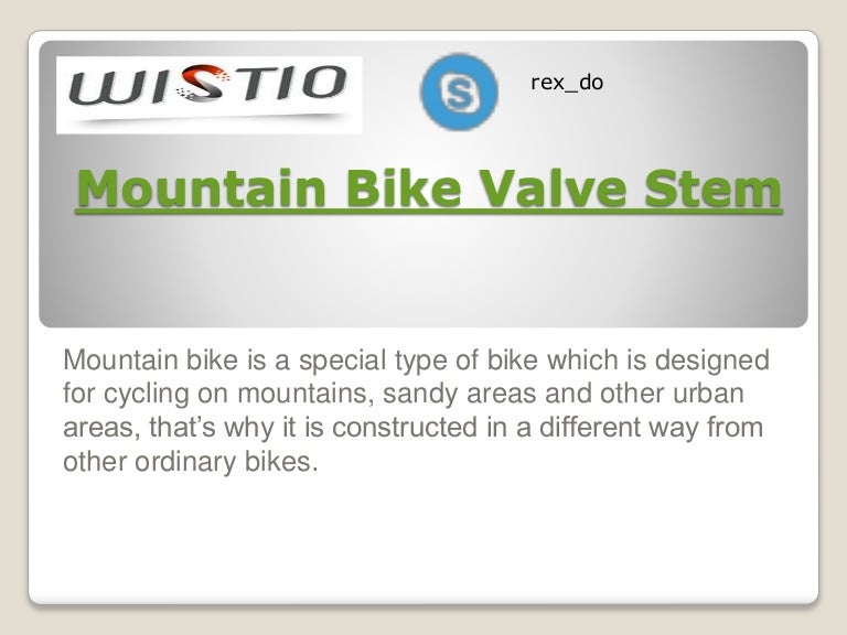 mountain bike valve stem