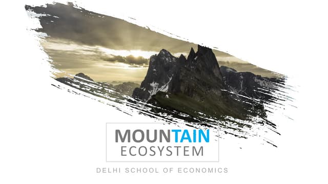 Mountain ecosystem
