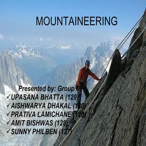 Mountaineering