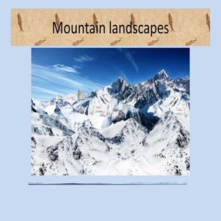 Mountain landscapes 3 b