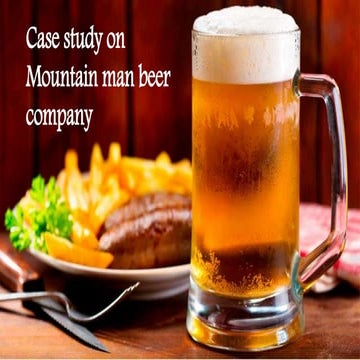 Mountain man beer