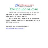 Mountain mikes coupons
