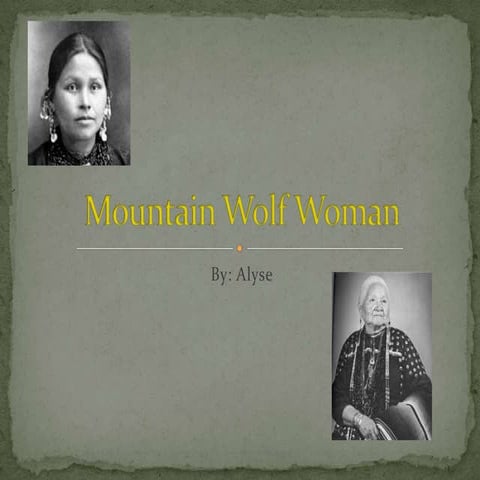 Mountain wolf woman