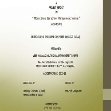 School Management System