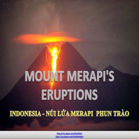 Indonesia - Mt. Merapi's Eruptions - 2010 | PPS