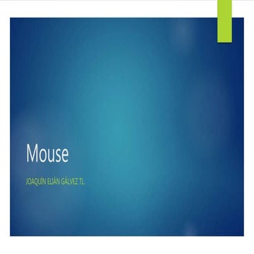 El genio detras del mouse | PPTX