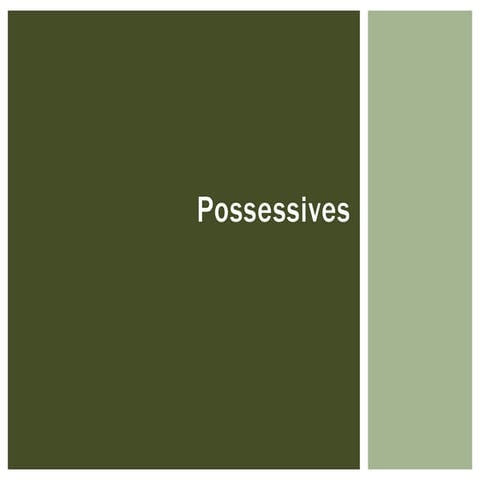 Mouse mischief possessives | PPT