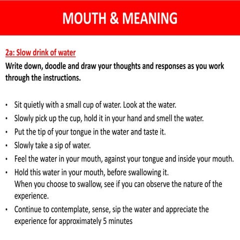 Mouth and Meaning
