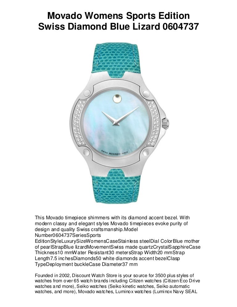 movado women's sports edition watch