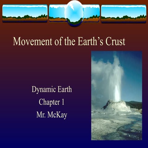 Movement Of The Earth’S Crust