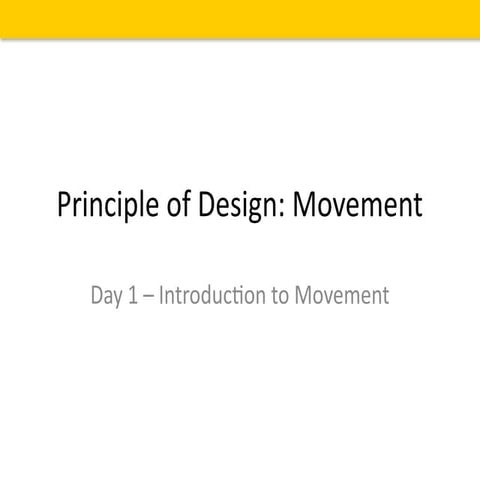 Movement Presentation Movement Presentation | PPTX