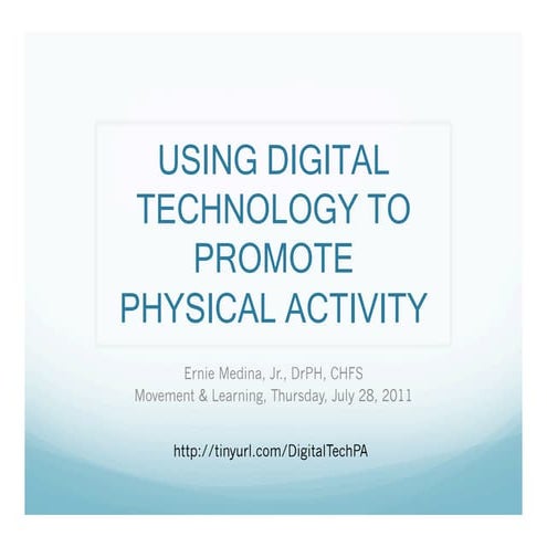 Digital Tech to increase PA