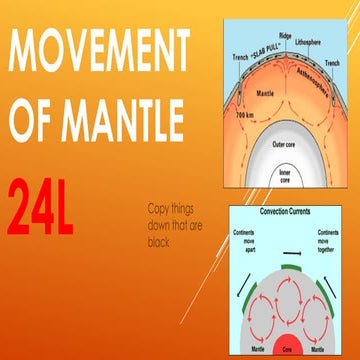 Movement of mantle 6th