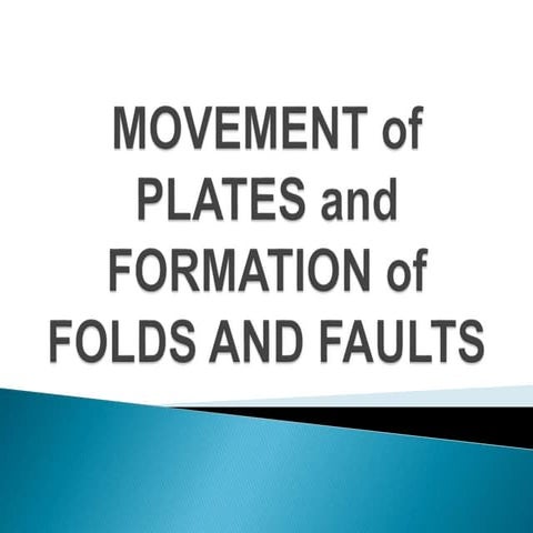MOVEMENT OF PLATES AND FORMATION OF  FOLDS AND.pptx
