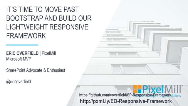 Move past bootstrap and build our lightweight responsive framework w.v1.2