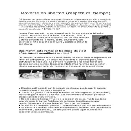 Moverse en libertad
