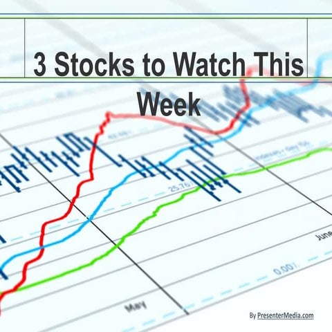 3 Stocks to Watch This Week