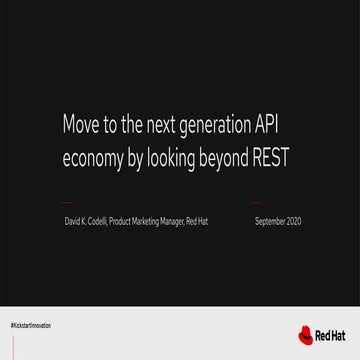 apidays LIVE Australia 2020 - Move to the next generation API ecosystem by lo...