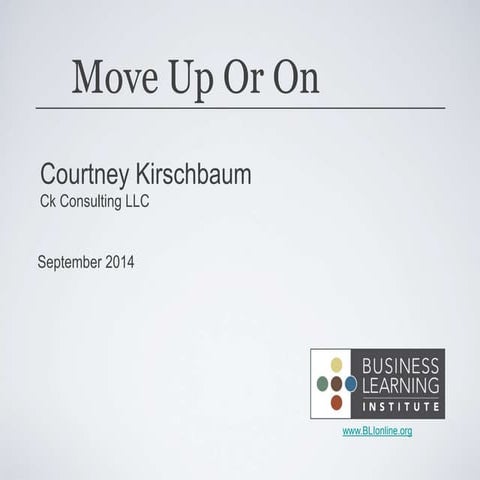 NABA Southern Symposium - Move Up or On, Courtney Kirschbaum