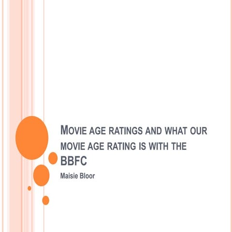 Movie age ratings and what our movie age