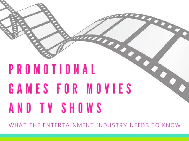 Promo Games for Movies and TV Shows