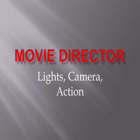 Movie director | PPTX