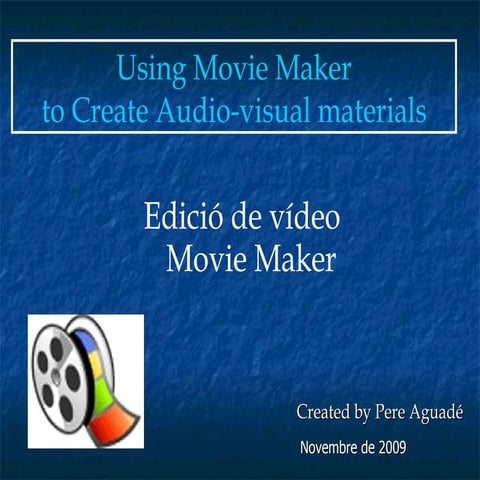 Tutorial windows movie maker | PPTX