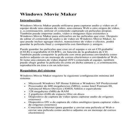 Movie maker