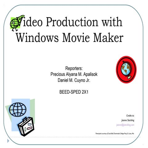 Movie Maker by Apalisok and Cuyno Report