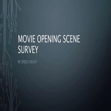 Movie opening scene | PPTX