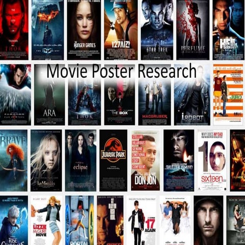 Movie poster research